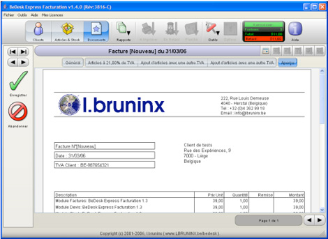 BeDesk Express Facturation *