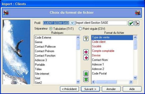 Importation des clients dans WaveSoft Gestion Commerciale