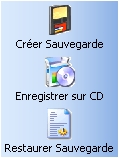 logiciel argos gestion : la sauvegarde sur cd