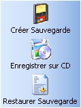 logiciel argos gestion: la sauvegarde sur cd