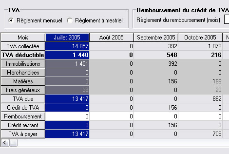 Ciel Business Plan * : Gestion automatique de la T.V.A. dans le business plan (10)