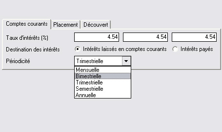 Le tableau de T.V.A. de Ciel Business Plan *