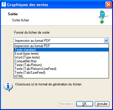 Sortie d'un tat au format HTML avec Ciel Gestion Commerciale evolution 2008