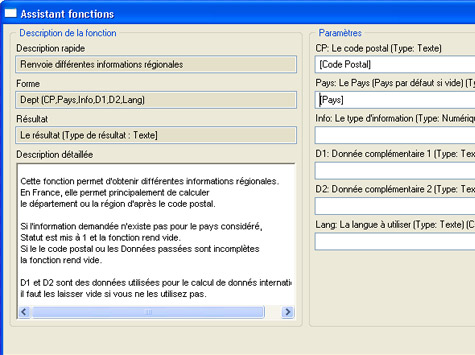 assistant de fonctions dans ciel gestion commerciale volution 2007