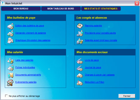 Ciel Paye 2007 : tats et statistiques