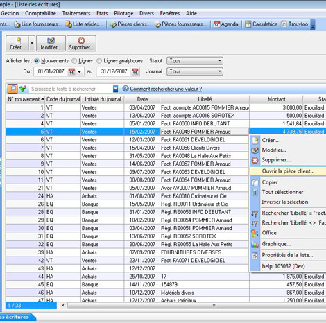 Intgr de gestion/compta Ciel Quantum *