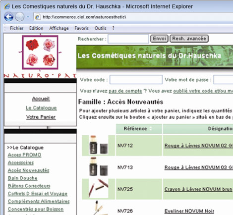 Intgration d'un site web marchand avec Ciel Quantum *