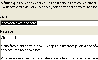 Ciel gestion commerciale 2005: courrier de fidlisation