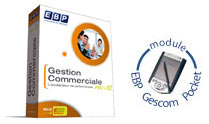 logiciel de gestion commerciale EBP Gestion commerciale + gescom pocket