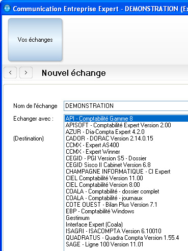 Les formats d'export comptable dans EBP Gestion Commerciale 2008