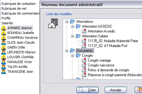 ebp paye pro v11 : cration d'un document administratif