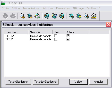 sage comptabilit 30 v12 avec Telbac 30 pour les communications bancaires