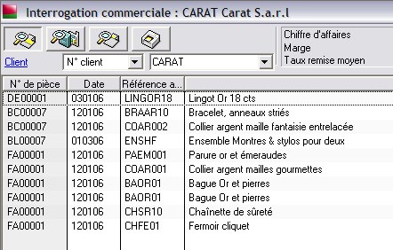 Sage gestion commerciale 30 v12 : interrogation commerciale client