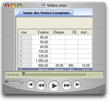 Video sur les ventes comptoir d' EBP Comptabilit 2005