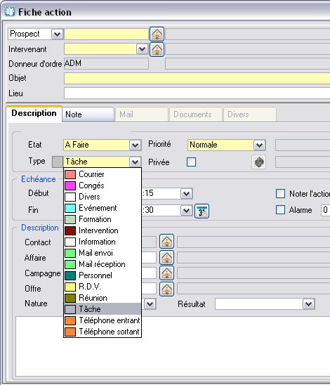 WaveSoft GRC * : La fiche action (7) -- 13/03/08